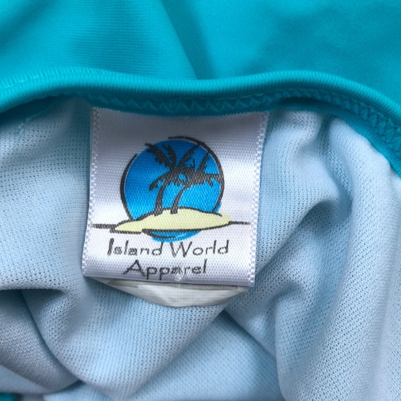 Island World Apparel Swim Island World Apparel Aqua Blue String